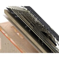 Eurotec Topduo Dachbauschraube Tellerkopf; Stahl sonderbeschichtet; TX40 8,0 x 235 mm VE:50