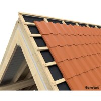 Eurotec Topduo Dachbauschraube Tellerkopf; Stahl sonderbeschichtet; TX40 8,0 x 235 mm VE:50