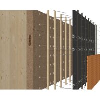 Eurotec Topduo Dachbauschraube Tellerkopf; Stahl sonderbeschichtet; TX40 8,0 x 365 mm VE:50