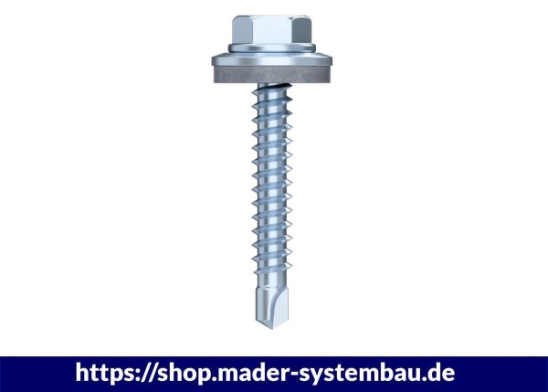 Eurotec BiGHTY-Bohrschraube Sechskant;  Bi-Metall; SW8; Bohrleistung: 3 mm Ø 14 / 4,8 x 38 mm VE:200