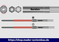 Eurotec EiSYS-2-Fassadenschrauben  7,2 x 258 mm  VE:50