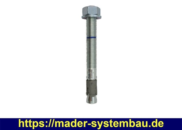 Eurotec Bolzenanker ECB-FZ-C3 8,0 x 75 mm verz. Bolzen + C3-L Clip VE:100