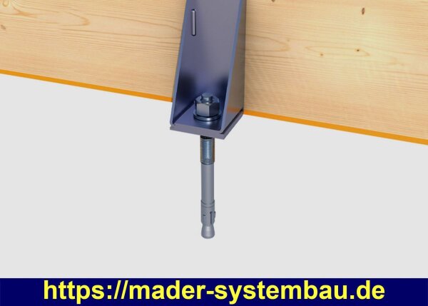 Eurotec Bolzenanker ECB-FZ-C3 20,0 x 200 mm verz. Bolzen + C3-L Clip + DIN440 VE:20