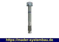 Eurotec Bolzenanker ECB-FZ-C3 20,0 x 200 mm verz. Bolzen + C3-L Clip + DIN440 VE:20