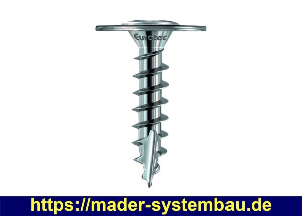 Eurotec Pfostenverbinderschraube; Edelstahl A2; TX40 8,0 x 50 mm VE:100