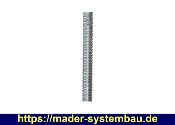 Eurotec Gewindestange DIN976; verzinkt Stahl 4.8 M14 x 1000 mm VE:20