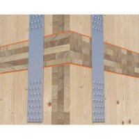 Eurotec Winkelbeschlagschraube Strong ; Stahl blau verzinkt; TX40 10,0 x 140 mm VE:50