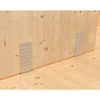 Eurotec Winkelbeschlagschraube Strong ; Stahl blau verzinkt; TX40 10,0 x 140 mm VE:50