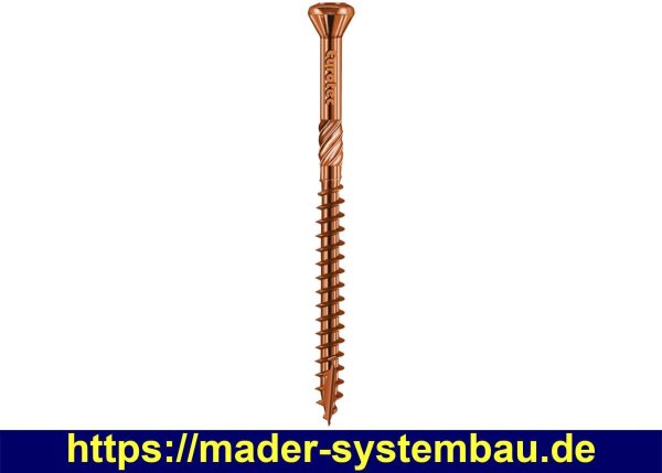 Eurotec Hapatec; Edelstahl gehärtet Antik; TX25  5,0 x 50 mm VE:200