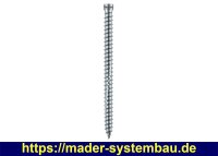 Eurotec Beton-Rahmenschraube Zylinderkopf; Stahl...