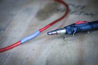 Mini-Heißgasbrenner mit Schrumpfschlauch-Sortiment | farbig | mit Piezo-Zündung | 162-tlg.