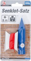 Senklot-Satz mit Schnur | 200 g | 6 m