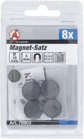 Magnet-Satz | Keramik | Ø 18 mm | 8-tlg.