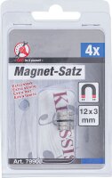Magnet-Satz | extra stark | Ø 12 mm | 4-tlg.