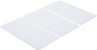Filzgleiter | Platten | weiß | 100 x 200 mm | 3-tlg.