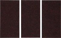 Filzgleiter | Platten | braun | 100 x 200 mm | 3-tlg.