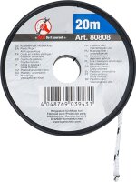 Kunststoff-Seil / Allzweckseil | 3 mm x 20 m | schwarz / weiß