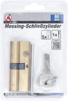 Messing-Schließzylinder | 80 mm