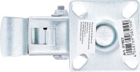 Lenkrolle mit Bremse | Gummi | mit Anschraubsockel | Ø 50 mm