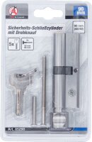 Sicherheits-Türzylinder | mit Drehknauf | 45/45 | 90 mm